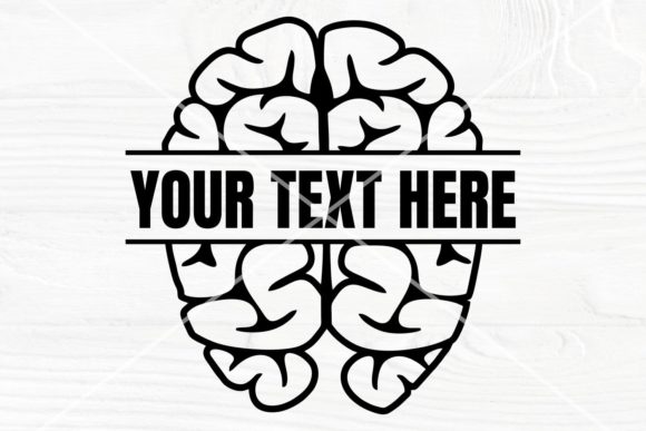 Brain SVG Cut File, Graphics & Crafts