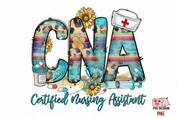 CNA Nurse Western Sublimation SVG