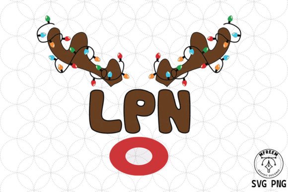 LPN Retro Christmas SVG Sublimation: Graphics and Crafts