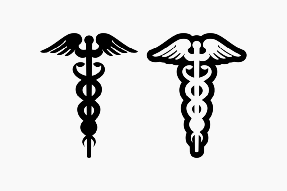 Medical Symbol - Caduceus Graphics and Crafts