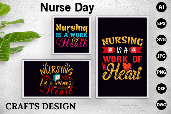 Nurse Day SVG Craft Design: Graphics for Crafts