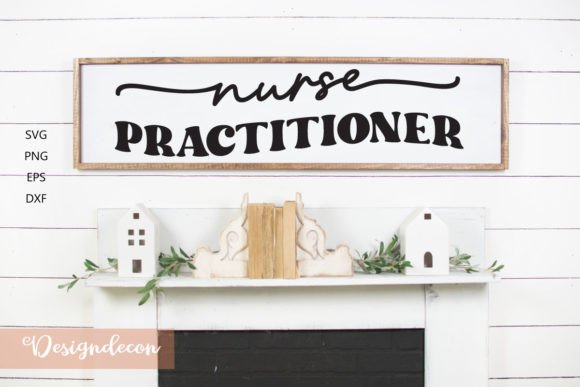 Nurse Practitioner Retro SVG for Crafts