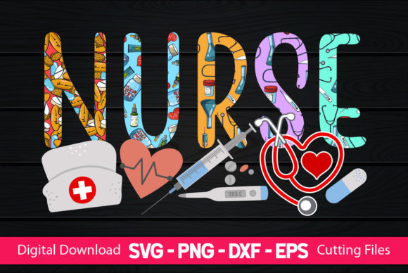 Nurse Sublimation Graphics for Crafts