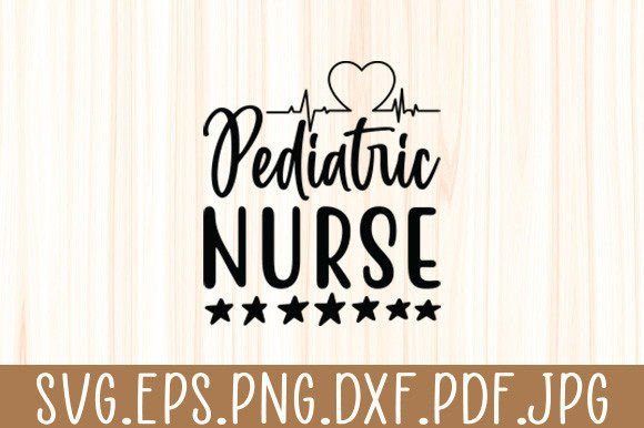 Pediatric Nurse Future Nurse Nursing Svg Graphics and Crafts