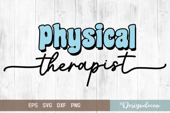 Physical Therapist Retro Sublimation SVG: Graphics and Crafts