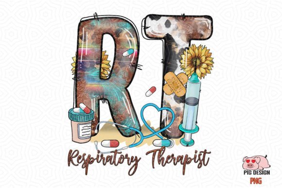 RT Respiratory Therapist Sublimation SVG: Graphics and Crafts for Real Business